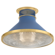 Highclere Flush Mount - Blue