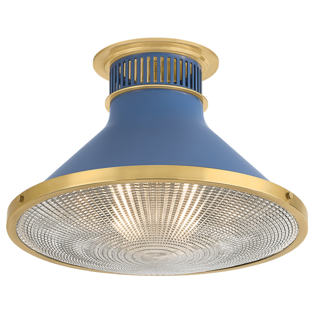 Highclere Flush Mount - Blue