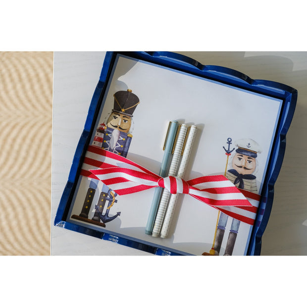 The Blue Pattern Pen Set (Set of 3)