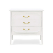 Monaco 3 Drawer Nightstand