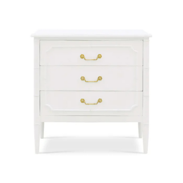 Monaco 3 Drawer Nightstand