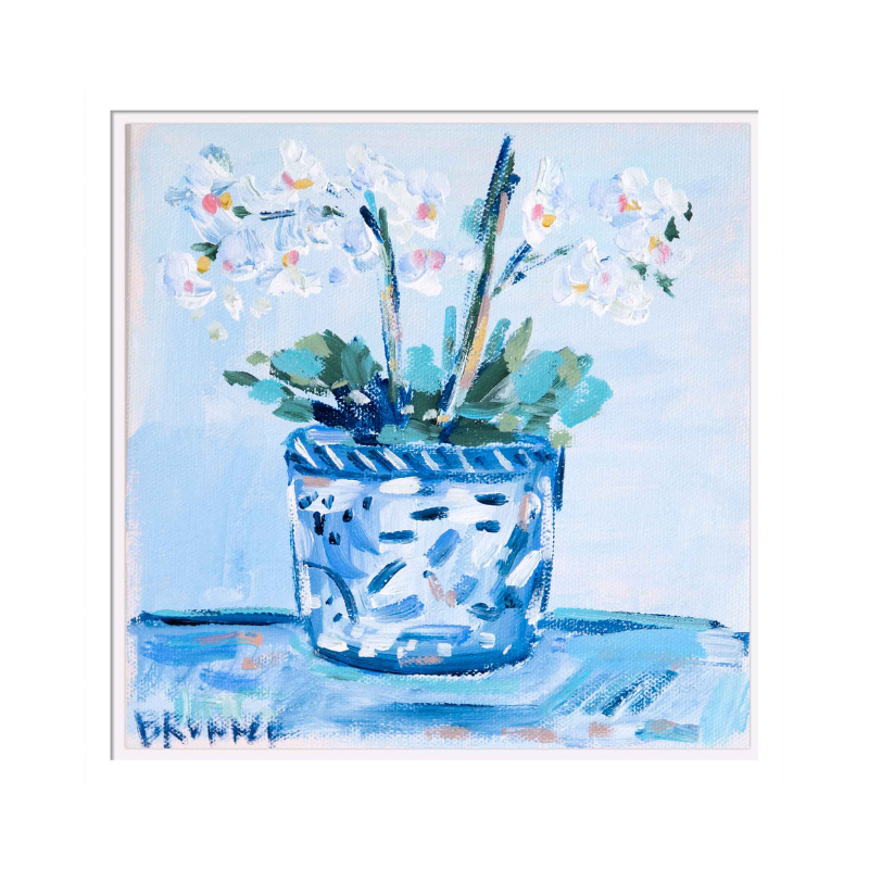 Elegant Orchid I Original Framed Painting