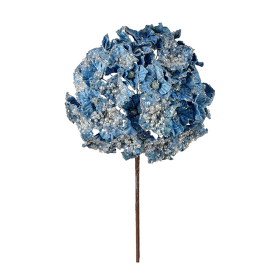 Frosted Hydrangea Tree Stem - Set of 6