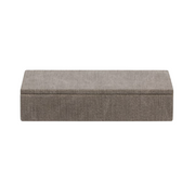 Lido Jute Decorative Box - Light Grey