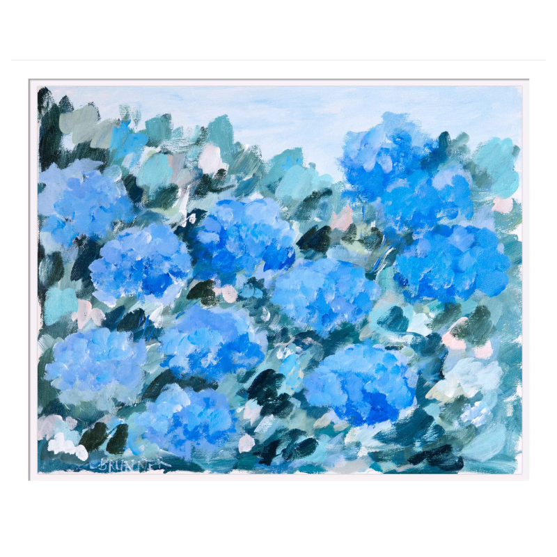 Nikko Blues IV Original Framed Painting