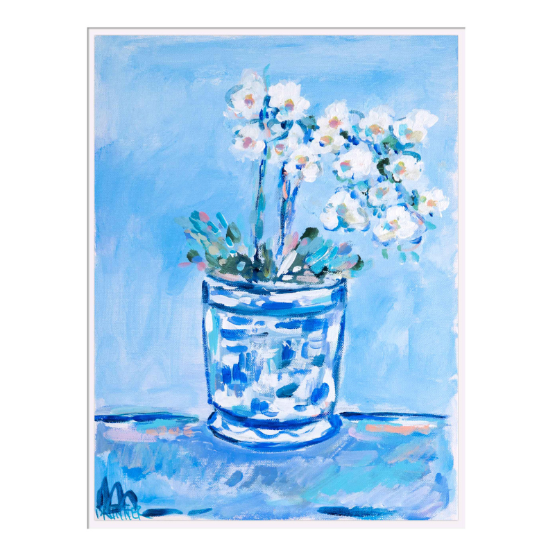 Orchid Tide III Original Framed Painting