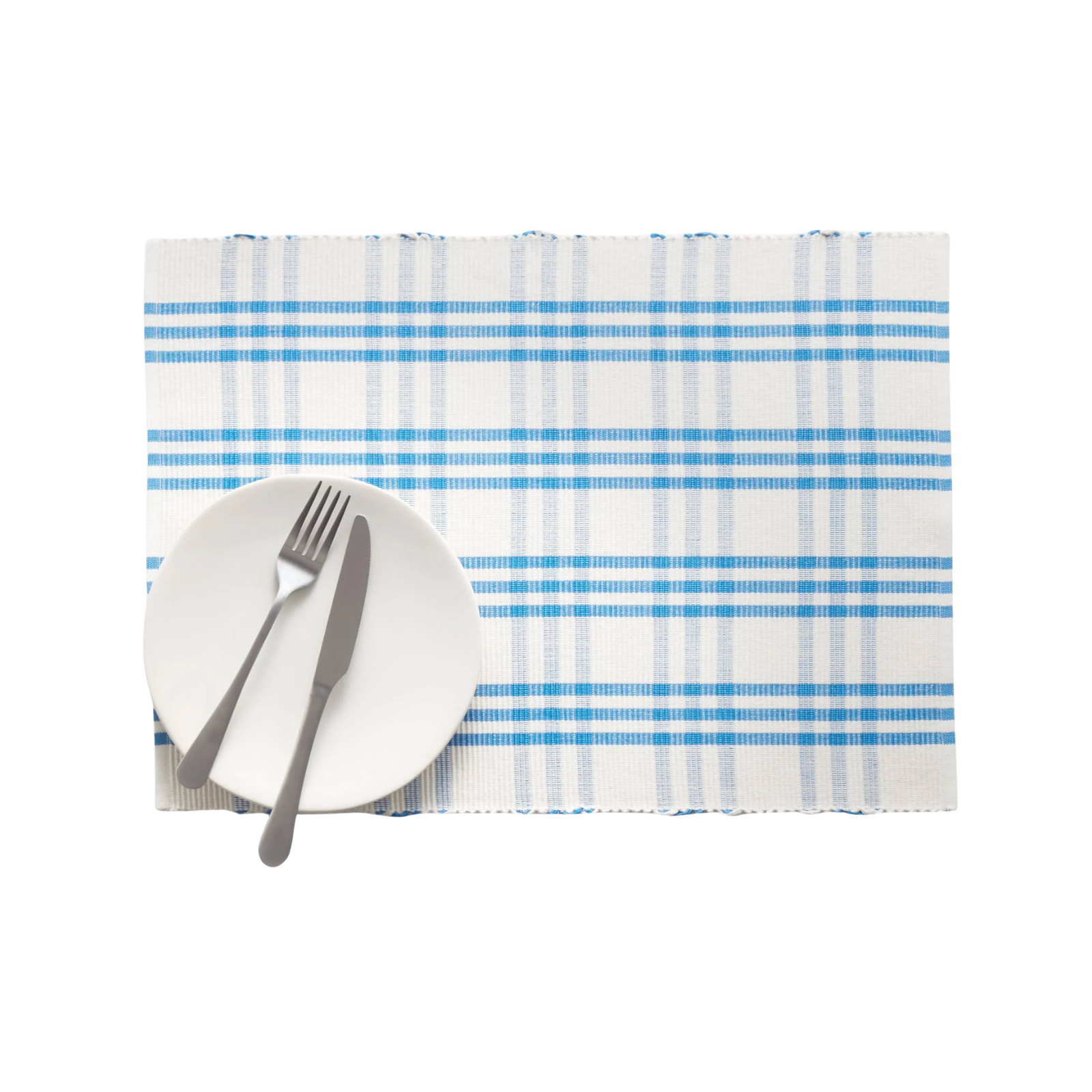 Picnic Plaid French Blue Placemat - Set of 4