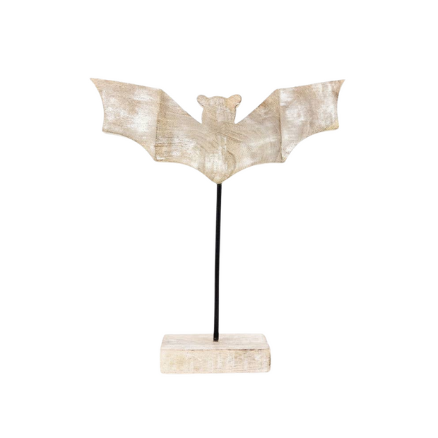Weathered Bat Decorative Sculpture
