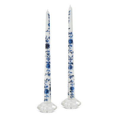 Chinoiserie Taper Candle - Set of 2