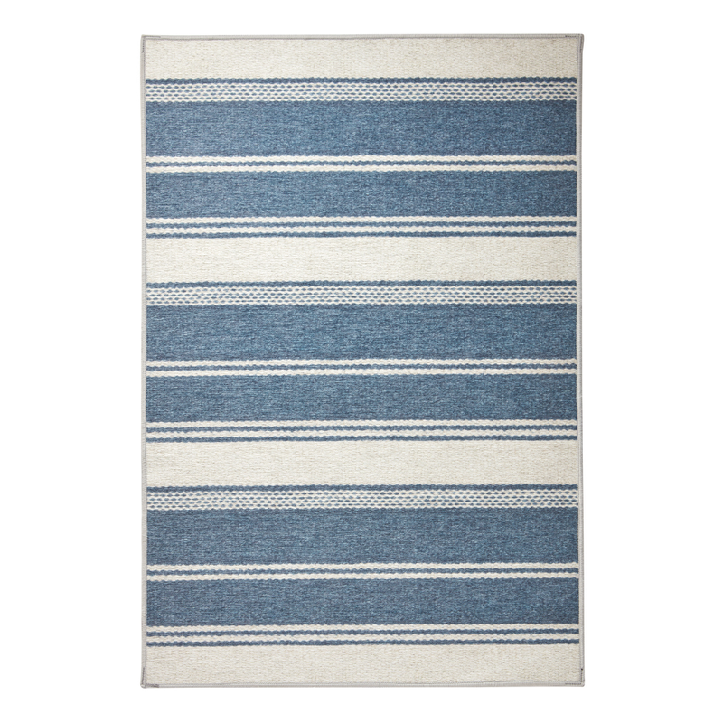 Sailor Stripe Machine Washable Rug