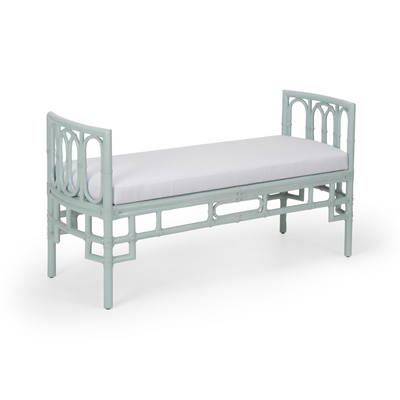 Caribbean Rattan Bench