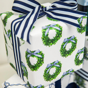 Boxwood Wreath Gift Wrap Roll