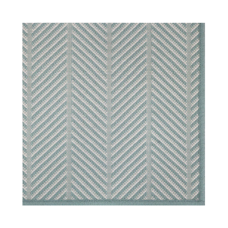 Miacomet Chevron Indoor/Outdoor Rug - Sea Glass