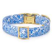 Blue Roses Dog Collar