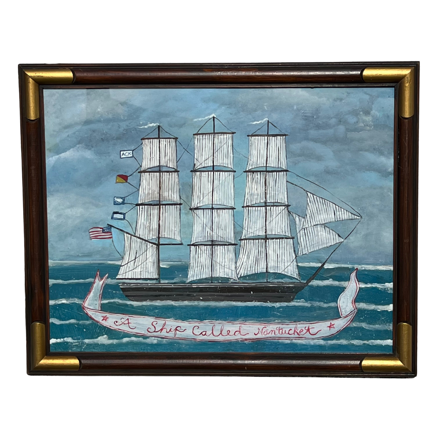 A Ship Called Nantucket Original Painting