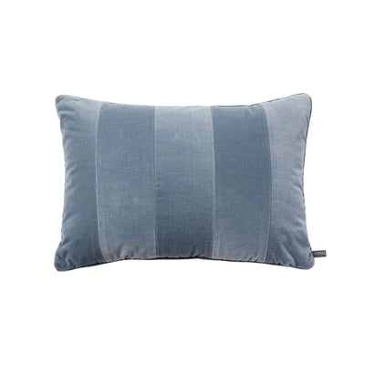 Petoskey Velvet Bolster Pillow With Insert - Denim