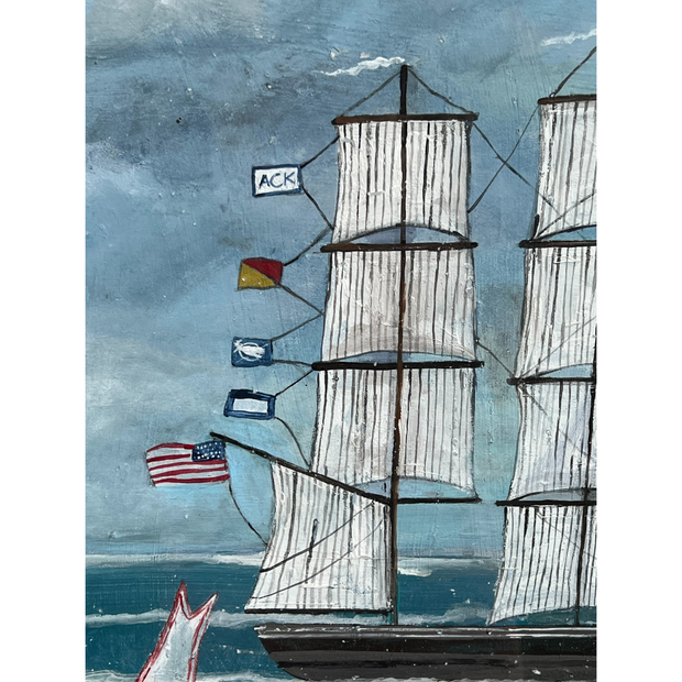 A Ship Called Nantucket Original Painting