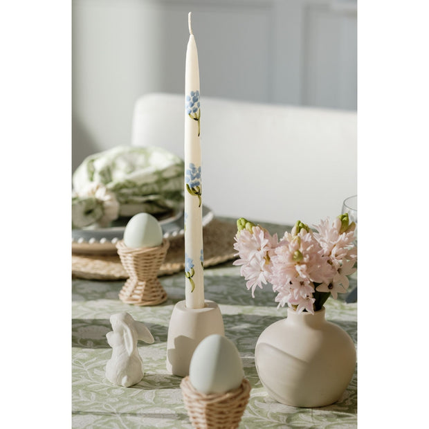 Hydrangea Taper Candle - Set of 2