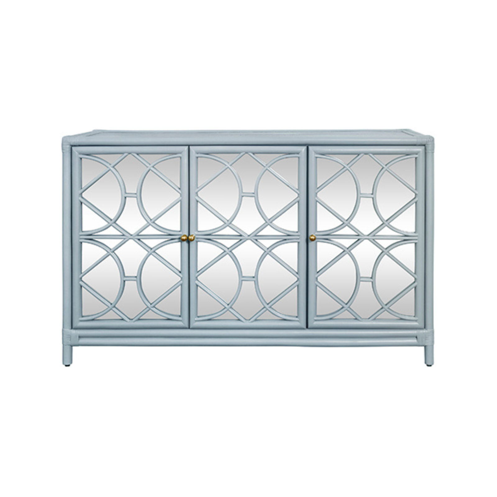 Cape May Rattan Buffet - Blue