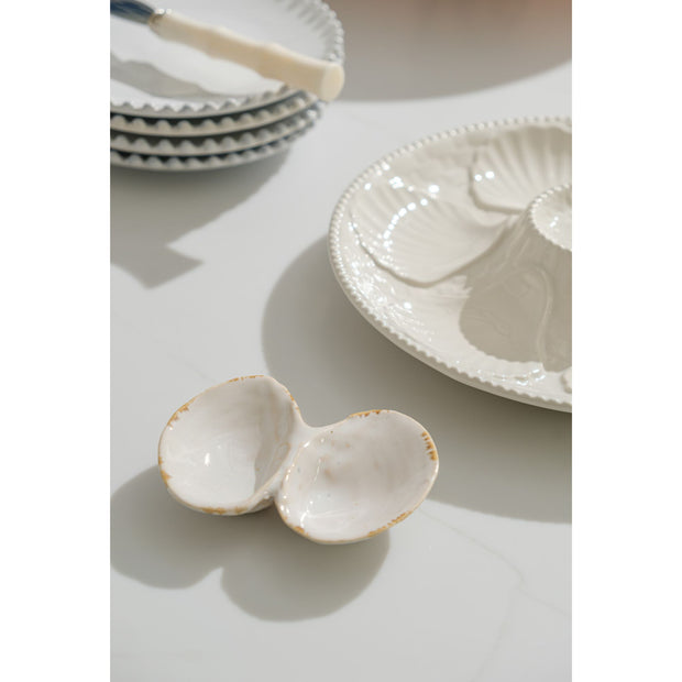 Scallop Shell Oyster Plate