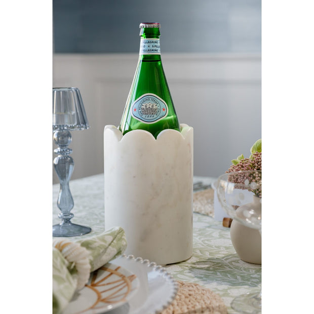 Scallop Marble Bottle Chiller