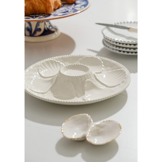 Scallop Shell Oyster Plate