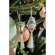 Grandmillennial Palm Tree Bauble Ornament