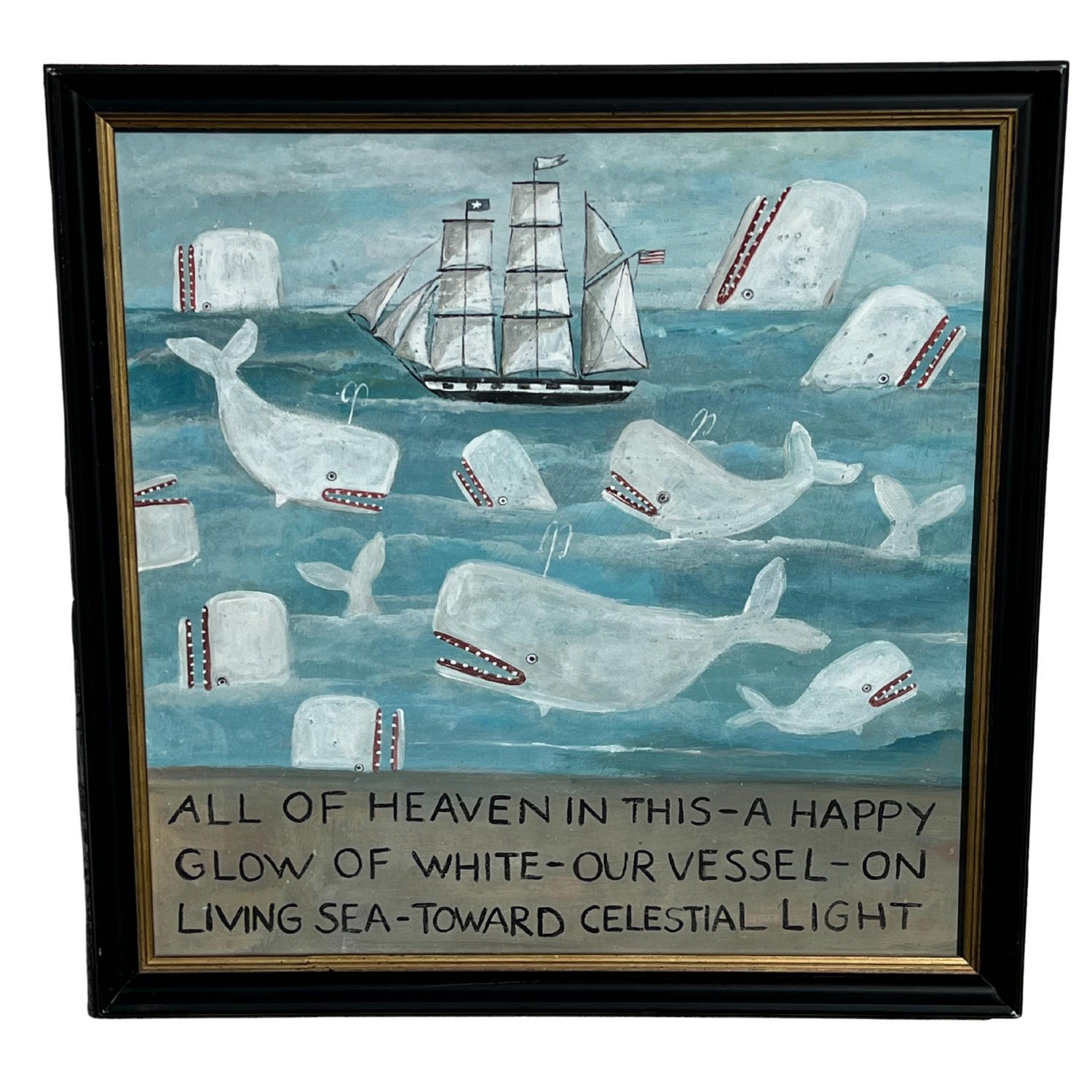 Whale Party Original Painting