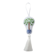 Grandmillennial Palm Tree Bauble Ornament