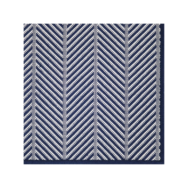 Miacomet Chevron Indoor/Outdoor Rug - Cobalt