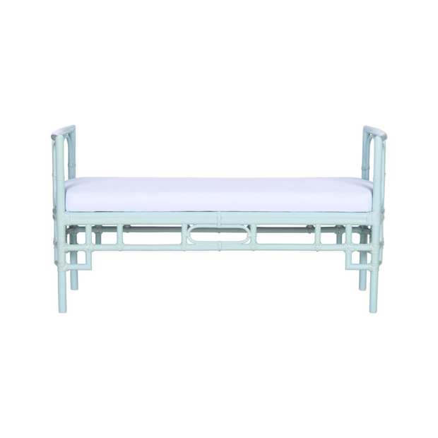Caribbean Rattan Bench