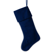 Cailíní Coastal Velvet Christmas Stocking - Navy Blue