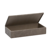 Lido Jute Decorative Box - Light Grey