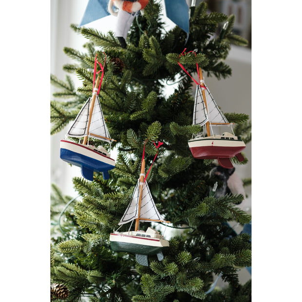 Sail Away Ornament - Set of 3