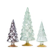 Petite Sea Glass Tree Grove - Set of 3