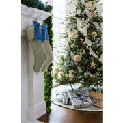 Cailíní Coastal Velvet Christmas Tree Skirt - Seafoam
