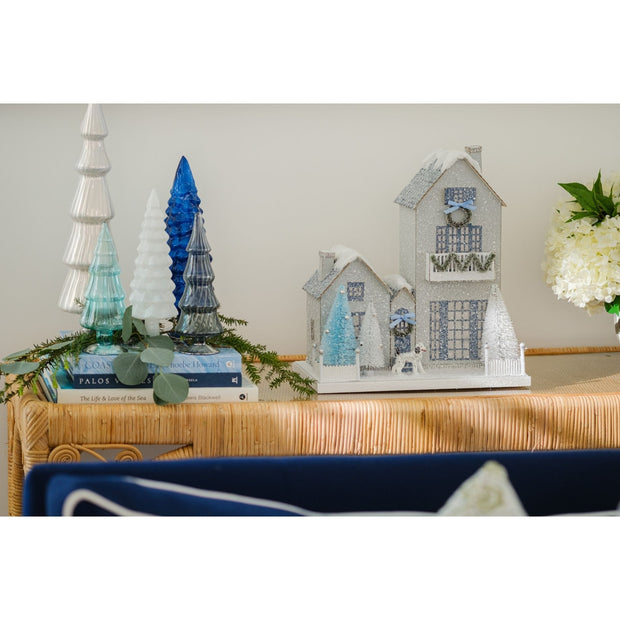 Cailíní Coastal Blue Glass Tree Grove - Set of 5