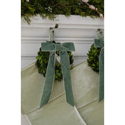 Cailíní Coastal Velvet Christmas Stocking - Seafoam