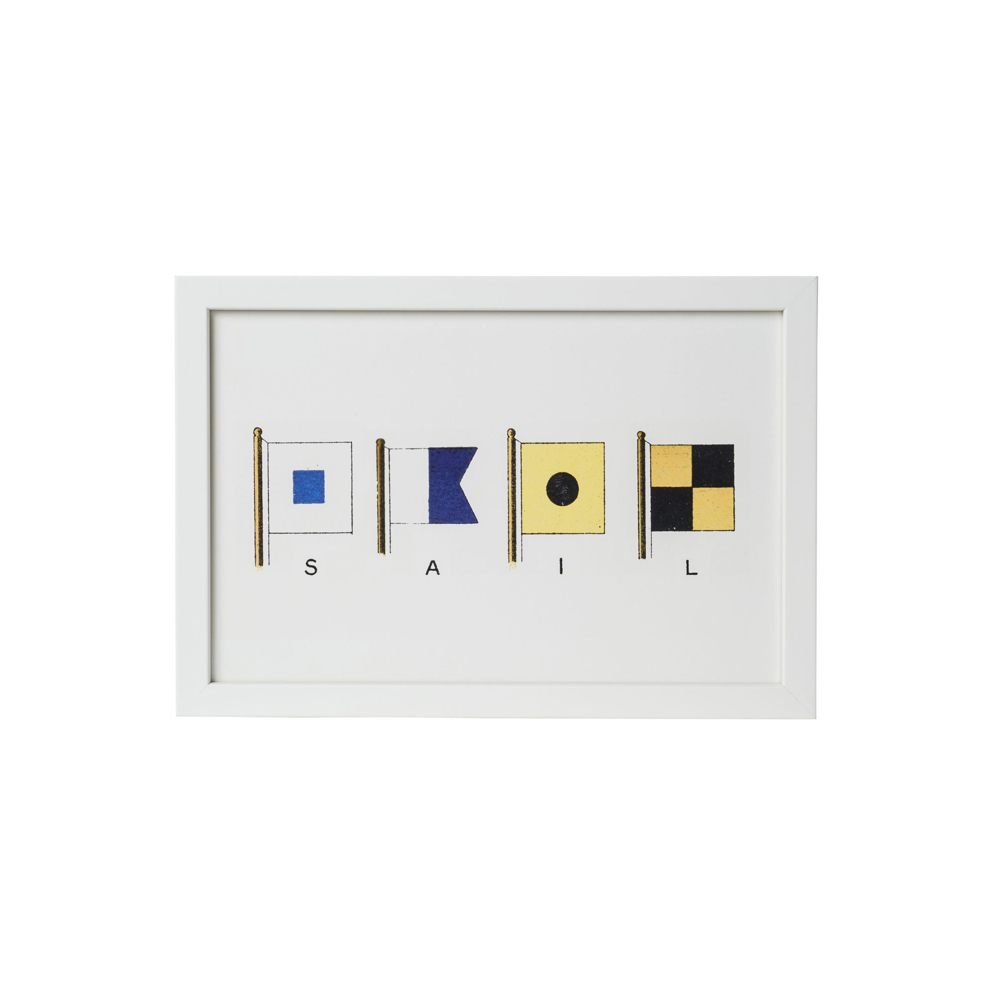Signal Code Framed Art - SAIL