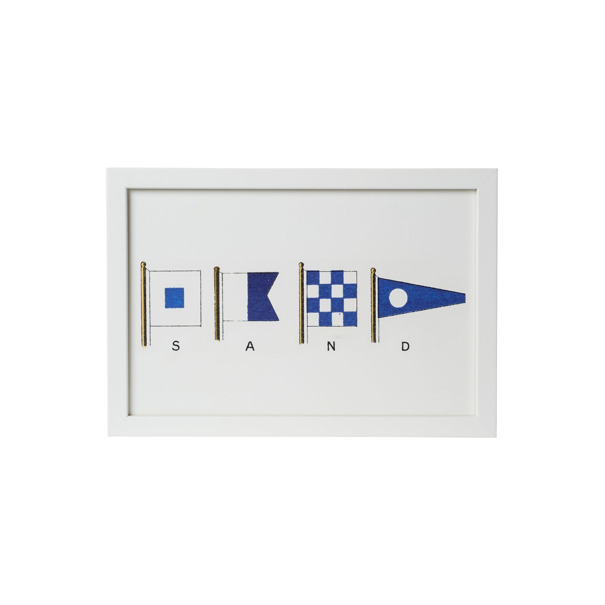 Signal Code Framed Art - SAND