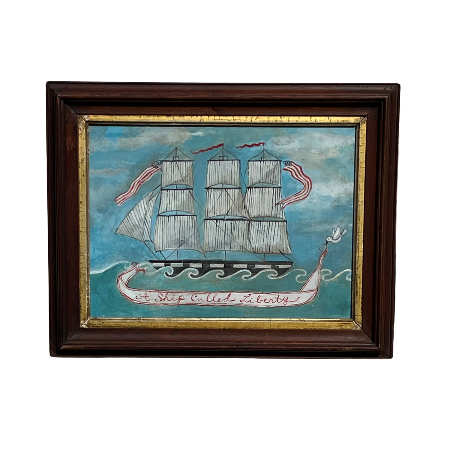 A Ship Called Liberty Original Painting