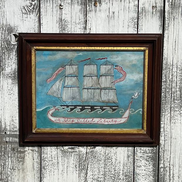A Ship Called Liberty Original Painting