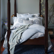 Cinde Light indigo Duvet by John Robshaw