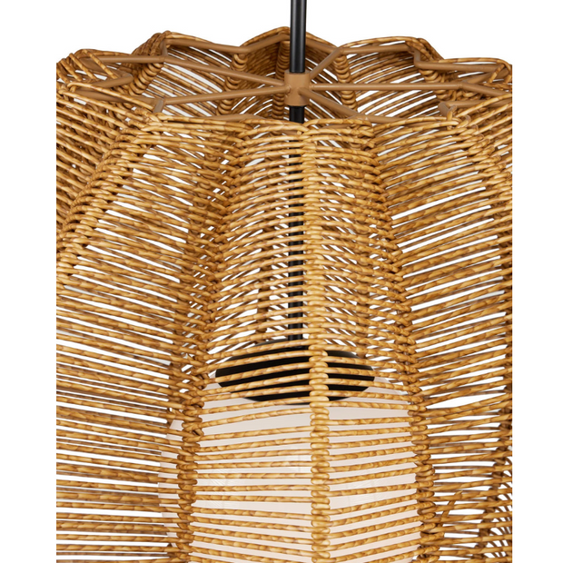 Barbary Fluted Outdoor Pendant