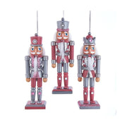 Pink Nutcracker Ornament - Set of 3