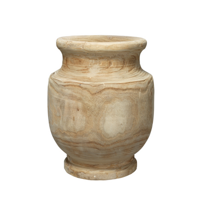 Laguna Wooden Decorative Vase