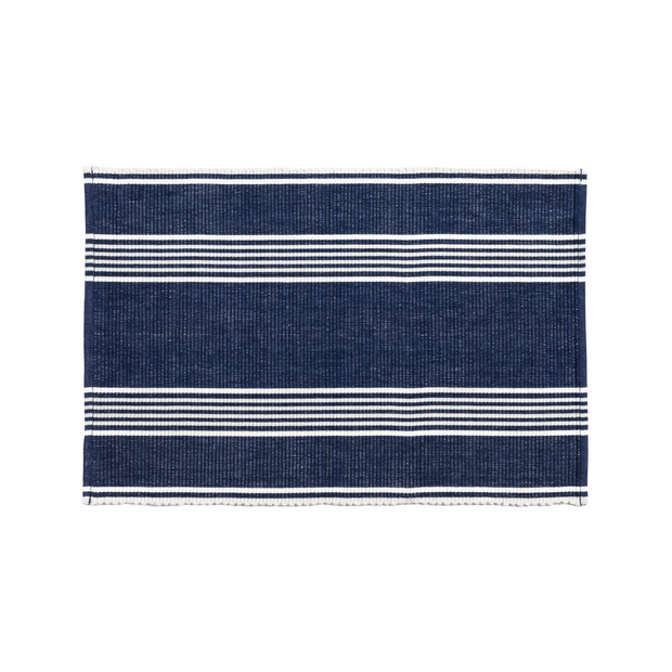 Sailor Stripe Indigo Placemat - Set of 4