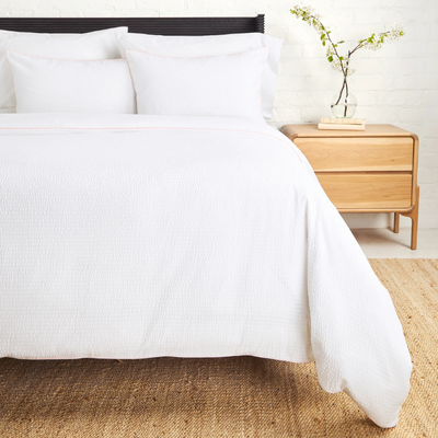 Summer Seersucker Duvet Set by Pom Pom at Home