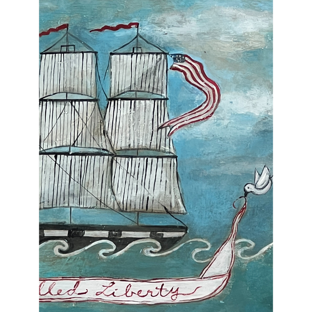 A Ship Called Liberty Original Painting