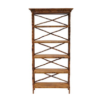 Tortoise Rattan Etagere